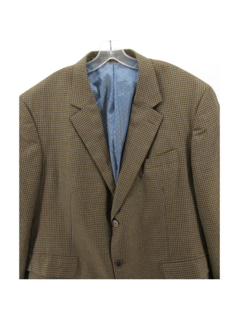 Oak Hill Sport Coat XXL Blazer Micro Check Windowpane Polka Dots Lined
